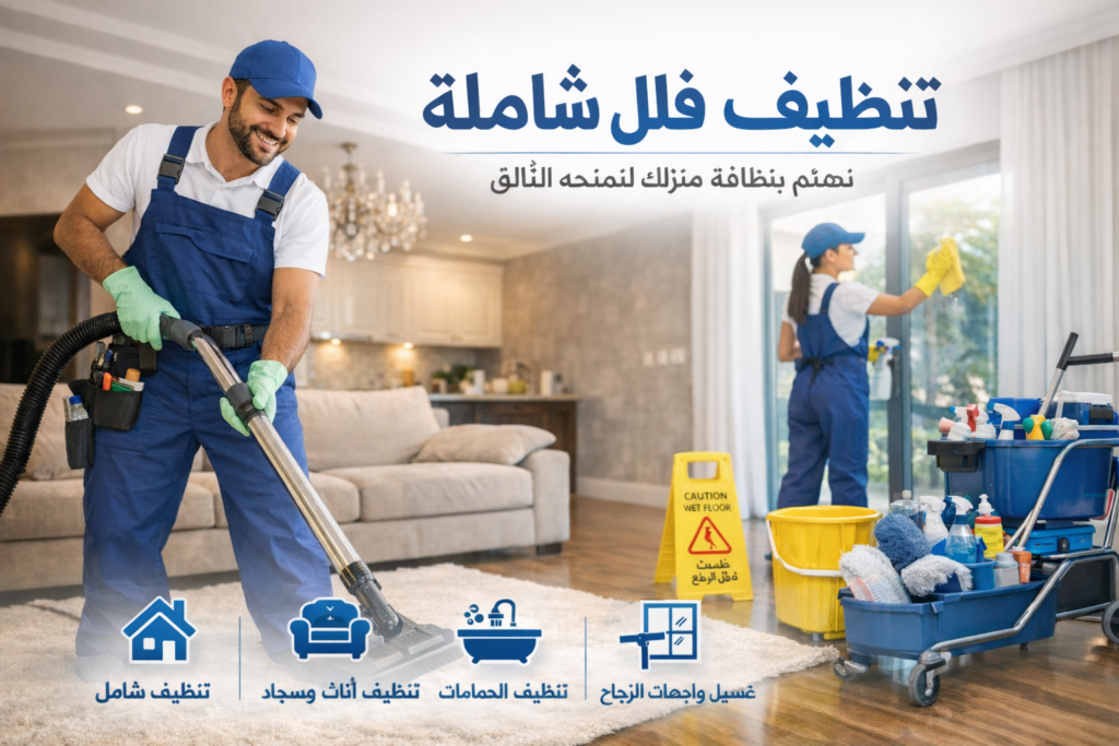 شركة تنظيف قلل وشقق بالخبر